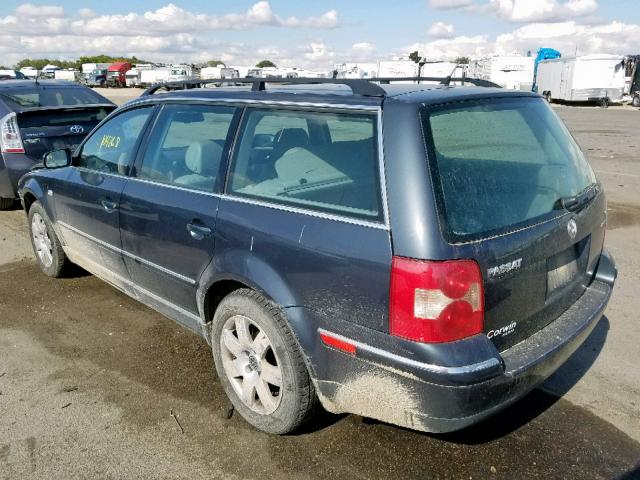 WVWYH63B33E426221 - 2003 VOLKSWAGEN PASSAT GLX GRAY photo 3