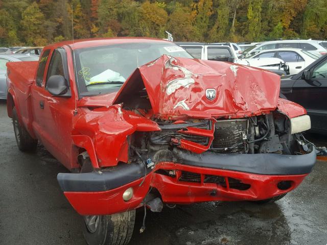 1D7GG32NX3S316556 - 2003 DODGE DAKOTA SPO RED photo 1