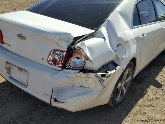 1G1ZJ57B484241372 - 2008 CHEVROLET MALIBU 2LT WHITE photo 9