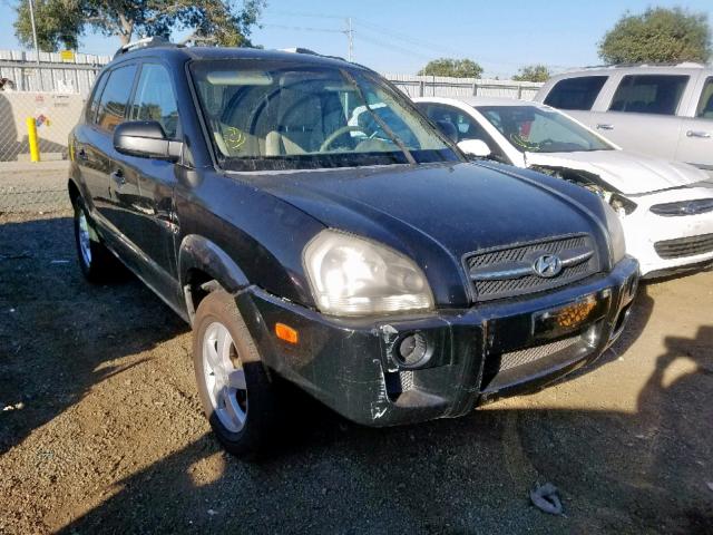 KM8JM12B25U080247 - 2005 HYUNDAI TUCSON GL BLACK photo 1