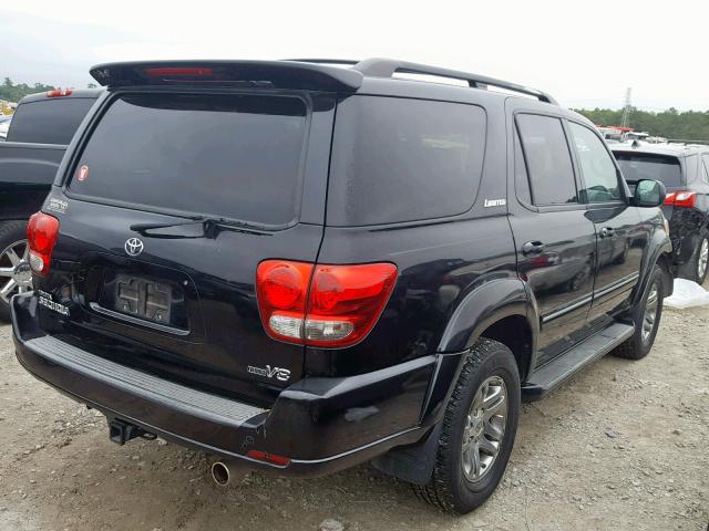 5TDZT38A26S282225 - 2006 TOYOTA SEQUOIA LI BLACK photo 4