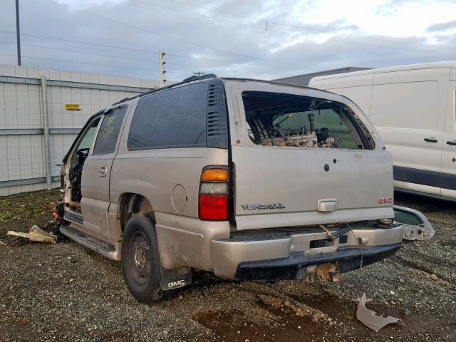 1GKFK66U96J143229 - 2006 GMC YUKON XL D BEIGE photo 3