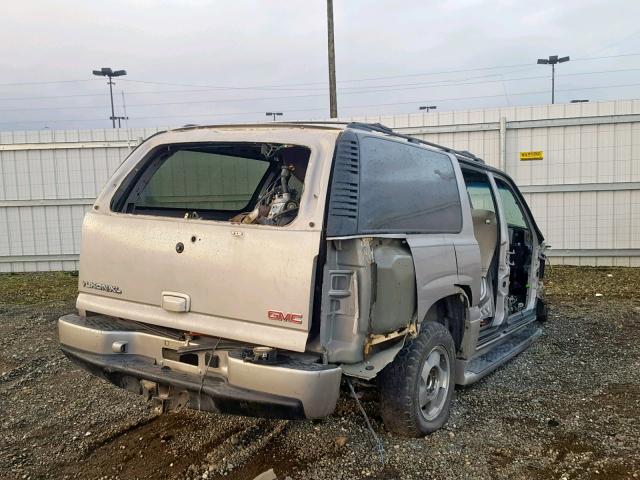 1GKFK66U96J143229 - 2006 GMC YUKON XL D BEIGE photo 4