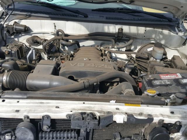 5TDZT38A25S263527 - 2005 TOYOTA SEQUOIA LI WHITE photo 7