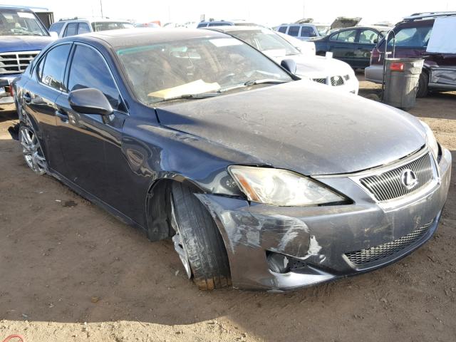 JTHBE262575012848 - 2007 LEXUS IS 350 BLACK photo 1