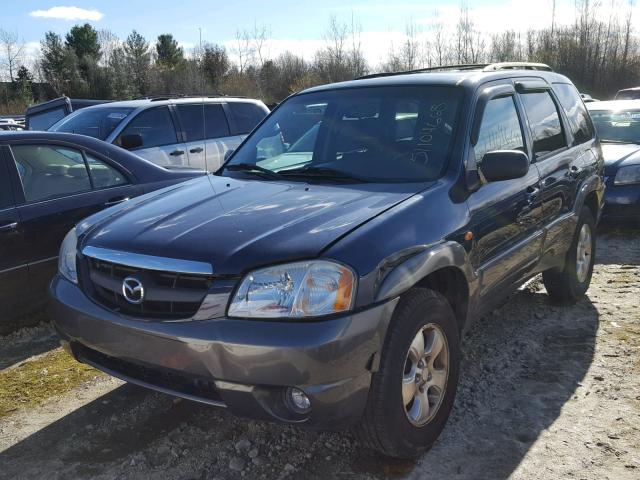 4F2CZ961X3KM03290 - 2003 MAZDA TRIBUTE ES BLUE photo 2