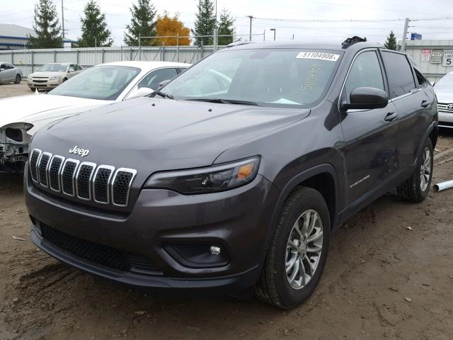 1C4PJMLN6KD157652 - 2019 JEEP CHEROKEE L GRAY photo 2