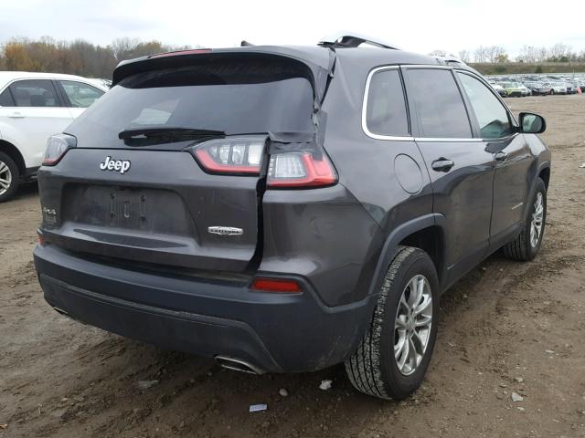 1C4PJMLN6KD157652 - 2019 JEEP CHEROKEE L GRAY photo 4