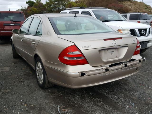 WDBUF65J93X110804 - 2003 MERCEDES-BENZ E 320 GOLD photo 3