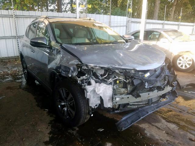 2T3WFREV8HW375532 - 2017 TOYOTA RAV4 XLE SILVER photo 1