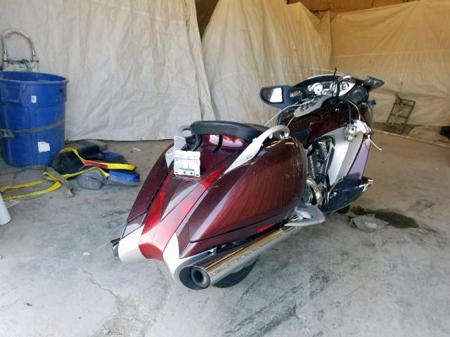 5VPSD36D583002945 - 2008 VICTORY MOTORCYCLES VISION DEL BURGUNDY photo 4