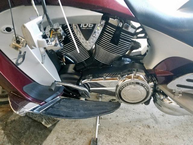 5VPSD36D583002945 - 2008 VICTORY MOTORCYCLES VISION DEL BURGUNDY photo 7