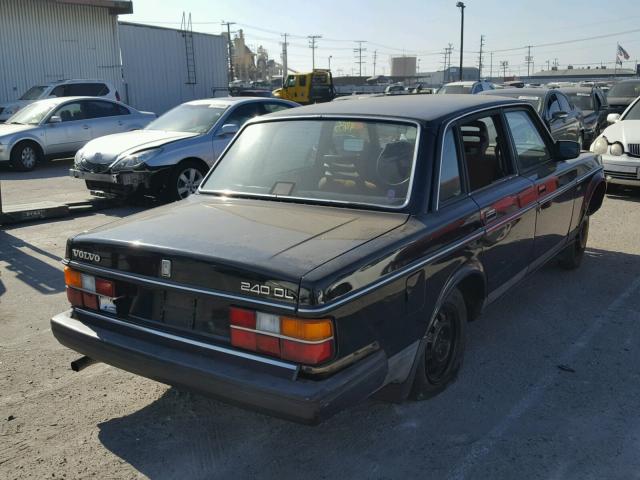 YV1AX884XH1267605 - 1987 VOLVO 244 DL BLACK photo 4