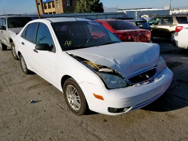 1FAFP34N97W163269 - 2007 FORD FOCUS ZX4 WHITE photo 1