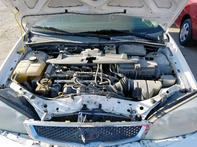 1FAFP34N97W163269 - 2007 FORD FOCUS ZX4 WHITE photo 7