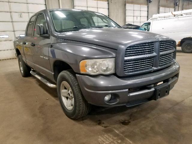 1D7HU18N53J539327 - 2003 DODGE RAM 1500 S GRAY photo 1