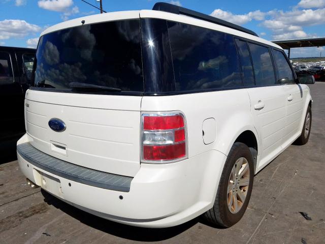 2FMGK5BC0BBD11809 - 2011 FORD FLEX SE WHITE photo 4