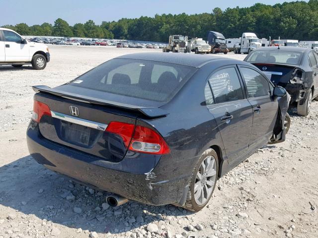 2HGFA5E50AH700432 - 2010 HONDA CIVIC SI BLACK photo 4