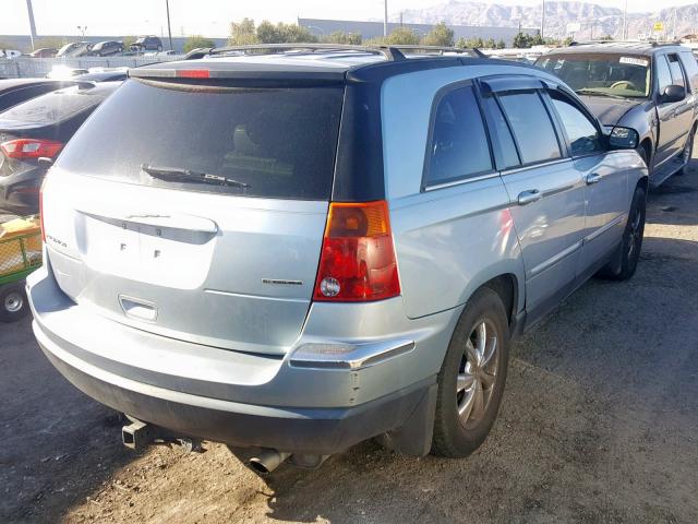 2C8GF68434R333469 - 2004 CHRYSLER PACIFICA BLUE photo 4