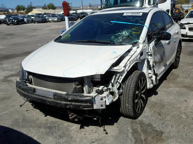 19XFB2F98FE240645 - 2015 HONDA CIVIC EXL 白色 照片 2