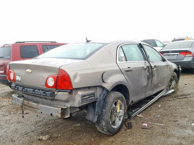 1G1ZG57B68F181016 - 2008 CHEVROLET MALIBU LS BROWN photo 4