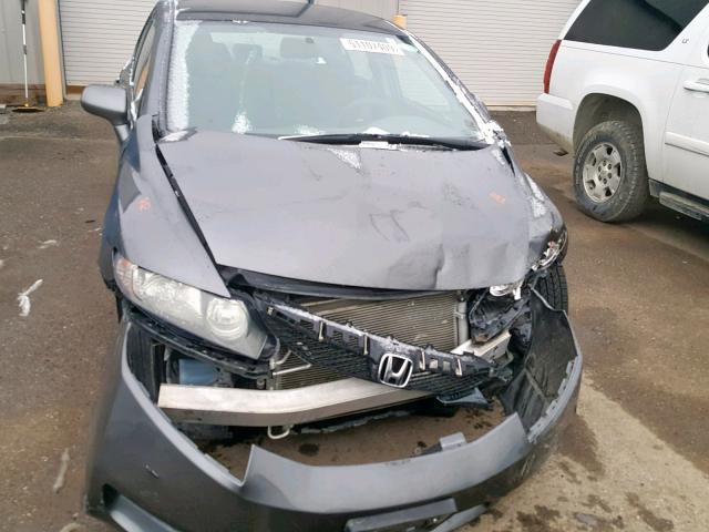 2HGFA16599H350754 - 2009 HONDA CIVIC LX CHARCOAL photo 9