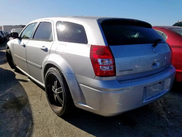 2D4FV47T36H385810 - 2006 DODGE MAGNUM SE SILVER photo 3