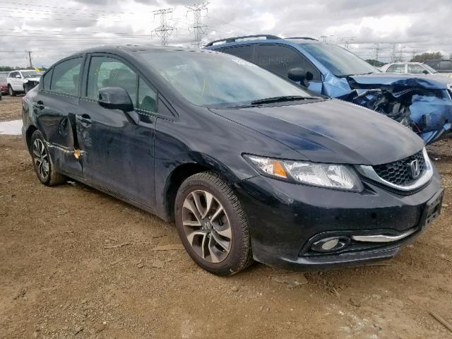 19XFB2F93DE093325 - 2013 HONDA CIVIC EXL 黑色 照片 1