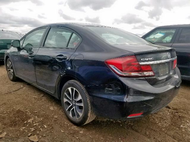 19XFB2F93DE093325 - 2013 HONDA CIVIC EXL 黑色 照片 3