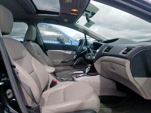 19XFB2F93DE093325 - 2013 HONDA CIVIC EXL 黑色 照片 5