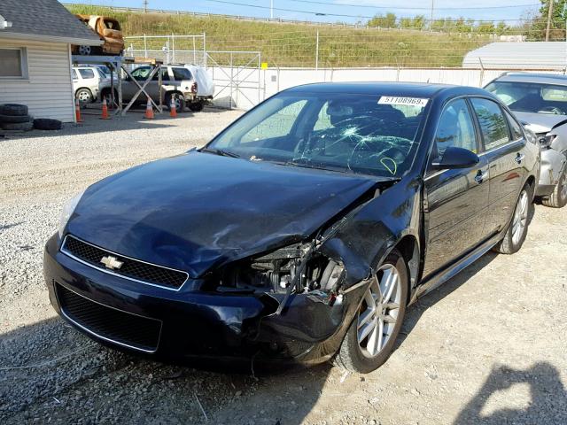 2G1WC5E33C1248942 - 2012 CHEVROLET IMPALA LTZ BLACK photo 2