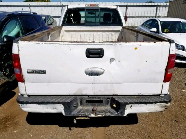 1FTRF12266NA74075 - 2006 FORD F150 WHITE photo 6