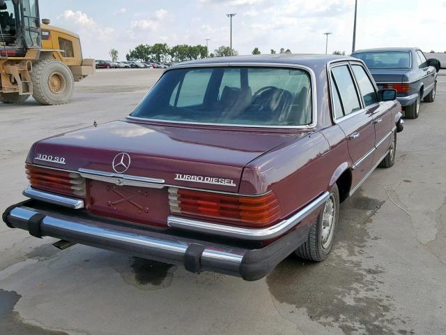 11612012020251 - 1980 MERCEDES-BENZ 300SD BURGUNDY photo 4