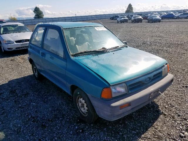 KNJPT05H0P6107347 - 1993 FORD FESTIVA L TEAL photo 1