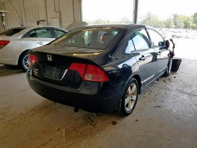 2HGFA169X8H328957 - 2008 HONDA CIVIC EXL 黑色 照片 4