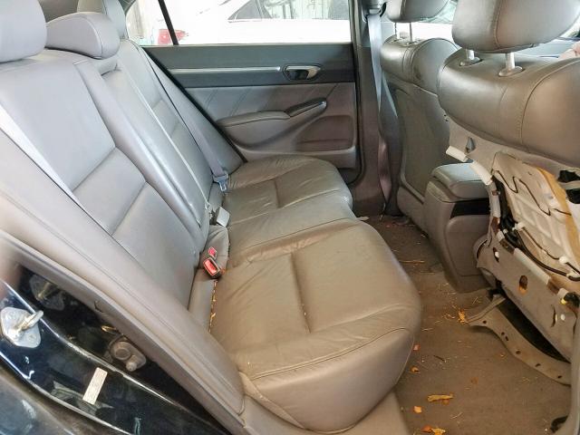 2HGFA169X8H328957 - 2008 HONDA CIVIC EXL 黑色 照片 6