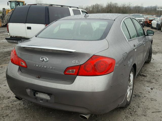 JNKCV61E19M012156 - 2009 INFINITI G37 BASE GRAY photo 4