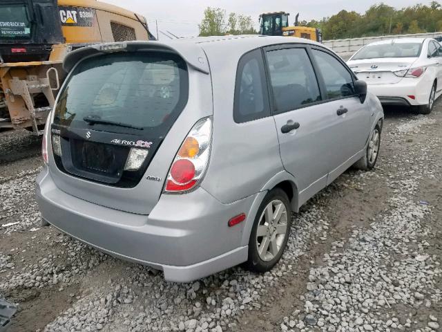 JS2RD62H265351771 - 2006 SUZUKI AERIO SILVER photo 4