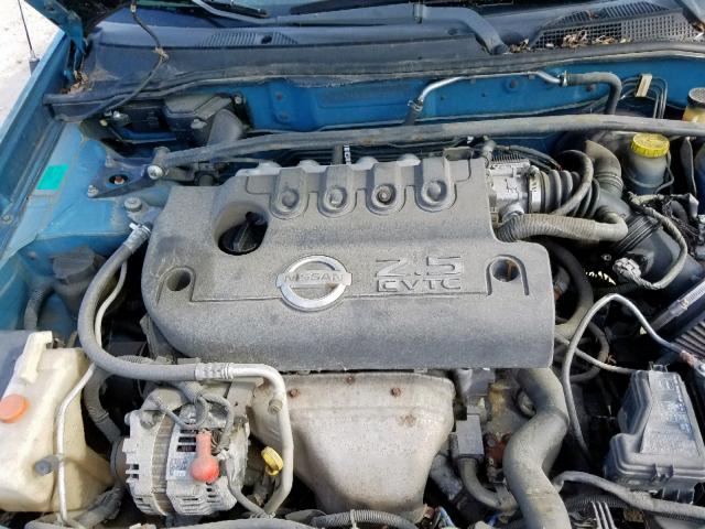 3N1AB51A52L727209 - 2002 NISSAN SENTRA SE- BLUE photo 7