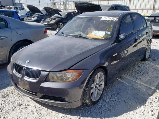 WBAVB17596NK32161 - 2006 BMW 325 I AUTO CHARCOAL photo 2