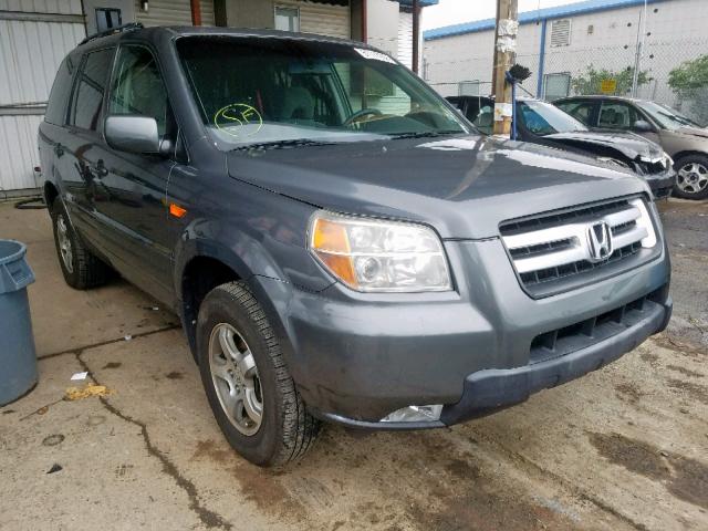 5FNYF18328B044617 - 2008 HONDA PILOT SE GRAY photo 1