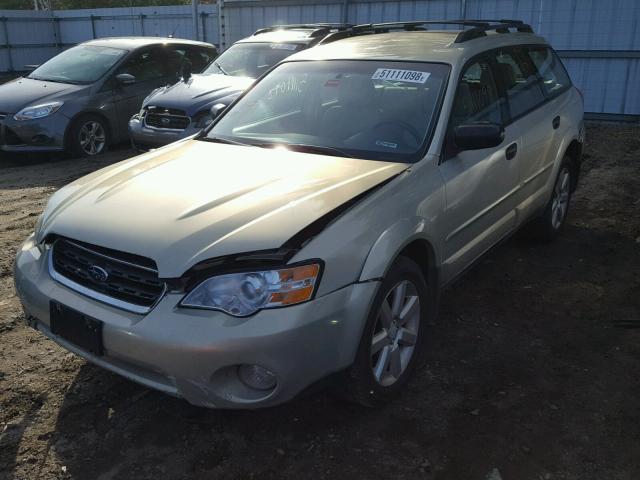 4S4BP61C367323227 - 2006 SUBARU LEGACY OUT TAN photo 2