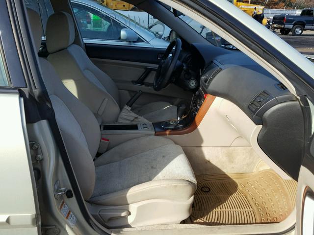 4S4BP61C367323227 - 2006 SUBARU LEGACY OUT TAN photo 5