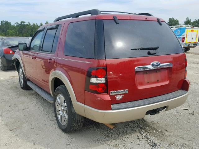 1FMEU6EE0AUA92315 - 2010 FORD EXPLORER E BURGUNDY photo 3