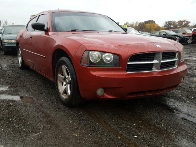 2B3KA33G08H100835 - 2008 DODGE CHARGER SX RED photo 1