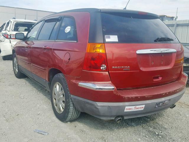 2A8GM68X07R140484 - 2007 CHRYSLER PACIFICA T RED photo 3