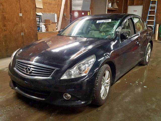 JN1CV6AR7DM750673 - 2013 INFINITI G37 BLACK photo 2