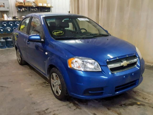KL1TD56638B143400 - 2008 CHEVROLET AVEO BASE Mavi foto 1