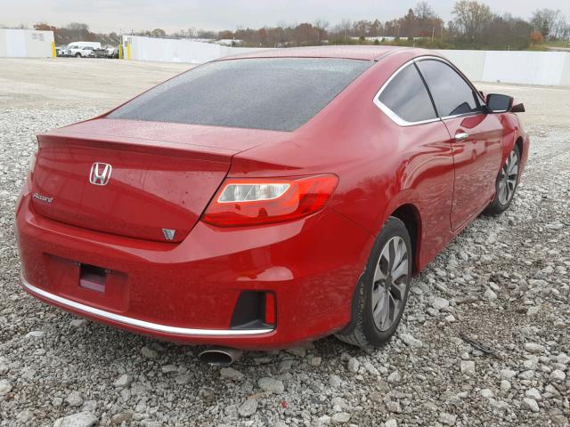 1HGCT1B38EA001577 - 2014 HONDA ACCORD LX- RED photo 4