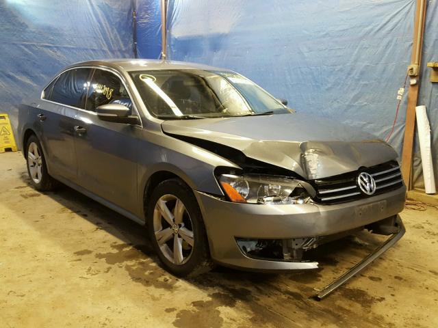 1VWBP7A32DC087925 - 2013 VOLKSWAGEN PASSAT SE GRAY photo 1